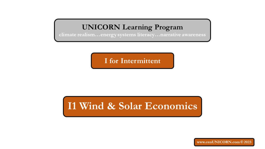 Wind & Solar Economics